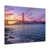 11111104950642222547_2048.jpeg Sunset Over Golden Gate Bridge Standard Canvas