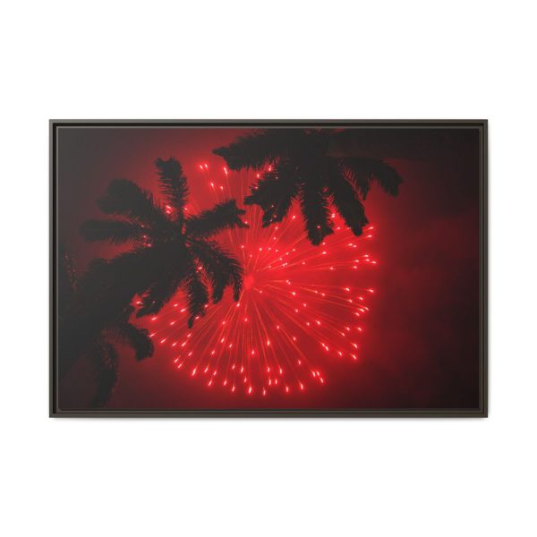 1115768867745359822_2048.jpeg Firework Show Tropical New Year Framed Canvas