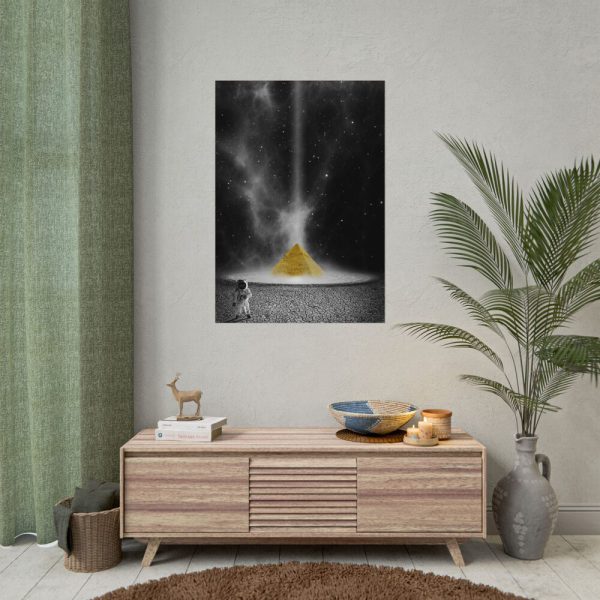 11186803128894913801_2048.jpeg Astronaut Space Pyramid Universe Poster