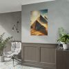 Pyramids in Sunset Poster