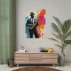11276908511782356817_2048.jpeg Abstract Saxophone Jazz Player Art Poster