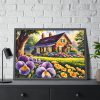Pansy Cottage Framed Poster