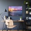 Sunset Over Golden Gate Bridge Framed Poster