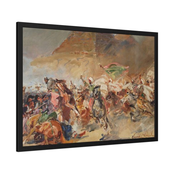 Battle Pyramids Framed Poster