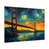 11861030001764163232_2048.jpeg Colorful and Dramatic Golden Gate Bridge Poster