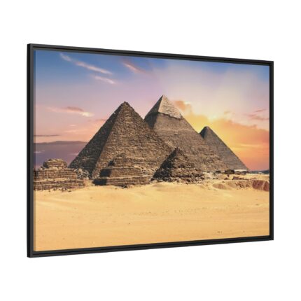 Egyptian Pyramids Framed Canvas