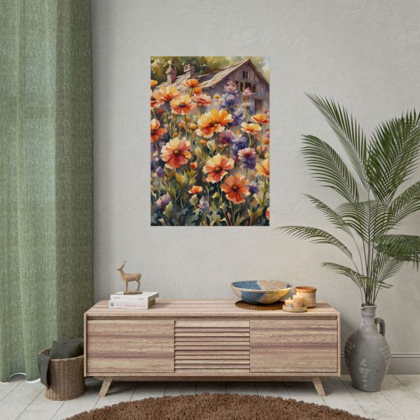 1193266929224852097_2048.jpeg Cottage With Meadow Flowers Poster