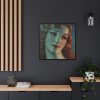 11953494185387890005_2048.jpeg Head of Girl With Long Blonde Hair Framed Canvas