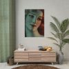 12168929674289207969_2048.jpeg Head of Girl With Long Blonde Hair Poster