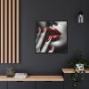 12246524297098963862_2048.jpeg High-Contrast Close-Up of Woman's Face Framed Canvas