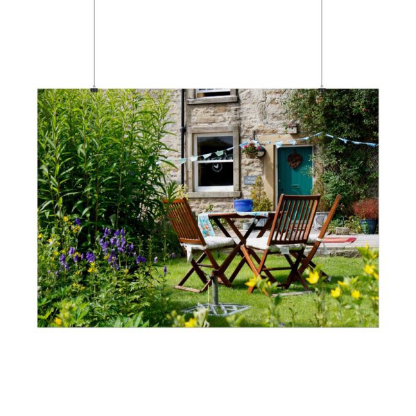 Cottage Rustic Garden Poster