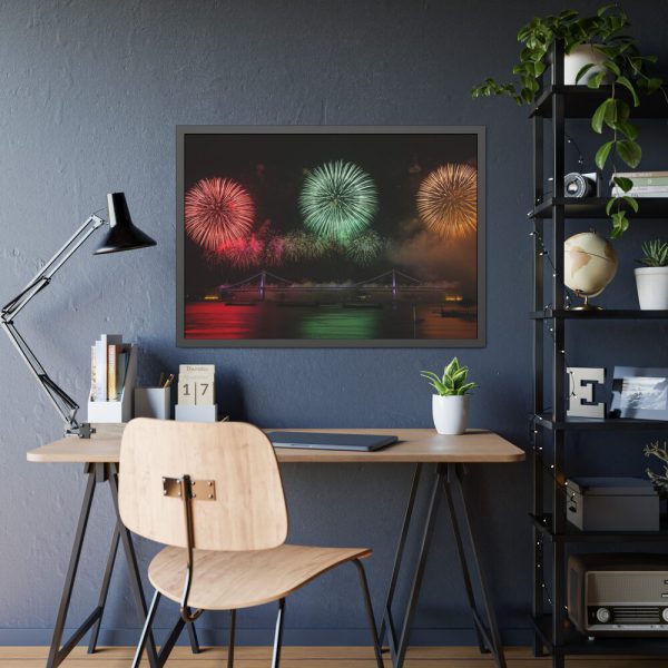 12408130364618529967_2048.jpeg Free Fireworks Framed Poster