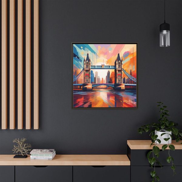 London Bridge Travel Framed Canvas