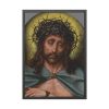Christ as the Man of Sorrows by Quentin Metsys Framed Poster
