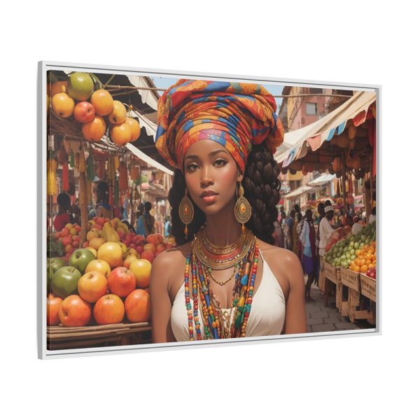 1274519301069166559_2048.jpeg Marketplace With Fruit Stalls II Framed Canvas