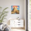 Egypt Pyramid Framed Canvas