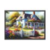 12802225926238082339_2048.jpeg Cottage With Flower Garden Framed Poster