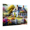 12872223163138732229_2048.jpeg Cottage With Flower Garden Poster