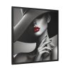 12895176897307141627_2048.jpeg High-Fashion Portrait of Woman Framed Canvas