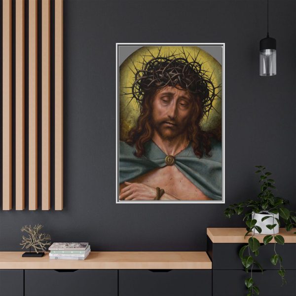 12939469782637505334_2048.jpeg Christ as the Man of Sorrows by Quentin Metsys Framed Canvas