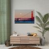 12940035658333076389_2048.jpeg Full Moon Over Golden Gate Bridge Poster
