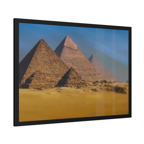 13053966744595618922_2048-1.jpeg The Great Pyramid of Giza Framed Poster