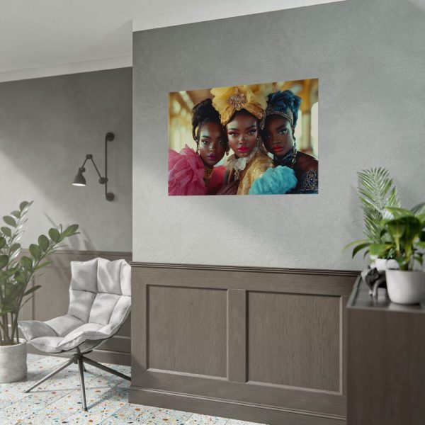 African American Models Poster