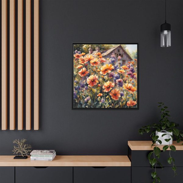 13181659173521932404_2048.jpeg Cottage With Meadow Flowers Framed Canvas