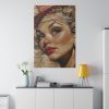 Vintage Glamor Portrait Standard Canvas