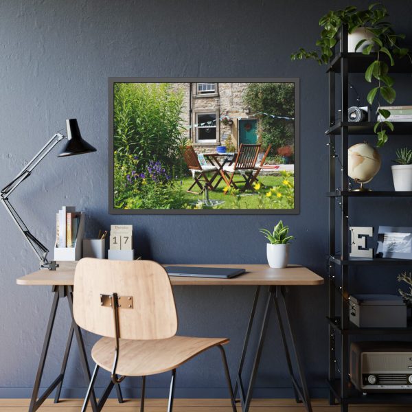 Cottage Rustic Garden Framed Poster