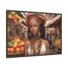 13524954902144966101_2048.jpeg Marketplace With Fruit Stalls II Framed Canvas