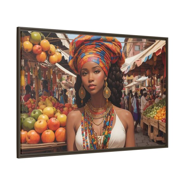 13524954902144966101_2048.jpeg Marketplace With Fruit Stalls II Framed Canvas