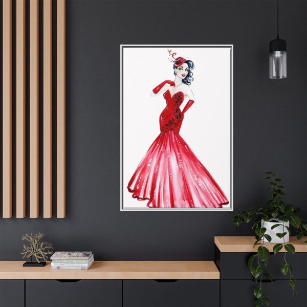 13558318826973326721_2048.jpeg Retro Glamour Framed Canvas