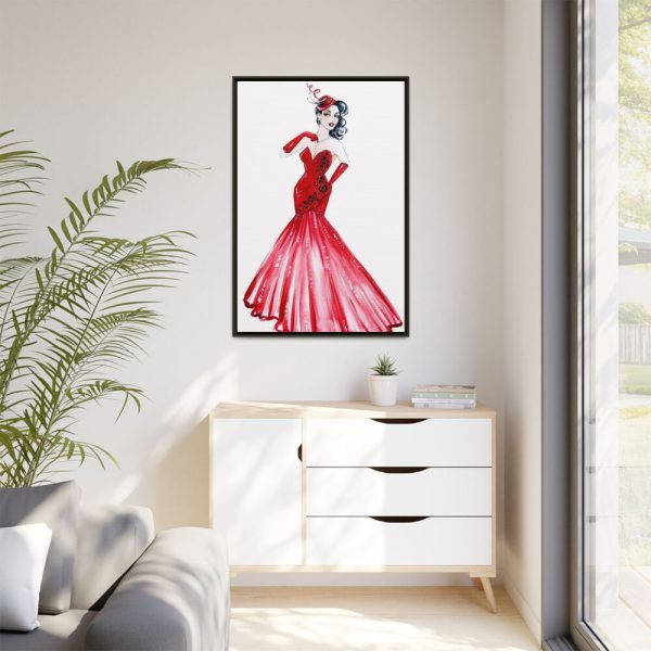 13602776016340897771_2048.jpeg Retro Glamour Framed Canvas