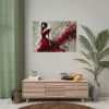 1364174835354232475_2048.jpeg Stylized Woman in Flowing Red Dress Poster