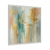 13642016694816681733_2048.jpeg Textured Vertical Brushstroke Effect Framed Canvas