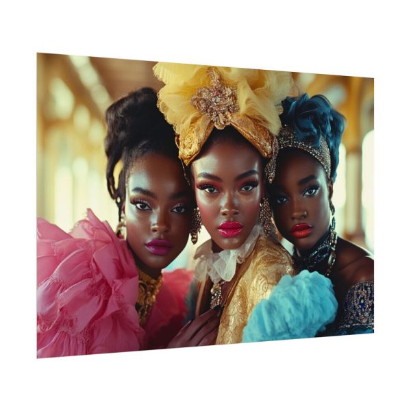 African American Models Poster