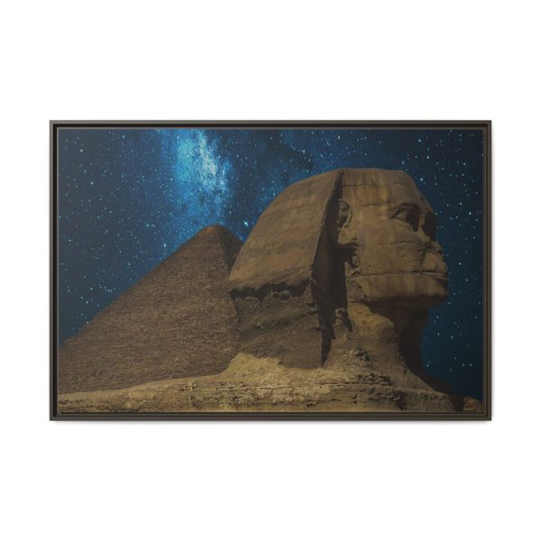 13952271978451767135_2048.jpeg Pyramids of Giza Framed Canvas