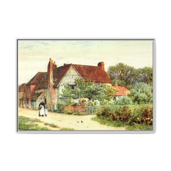 13976445890792699952_2048.jpeg Country Cottage Framed Canvas