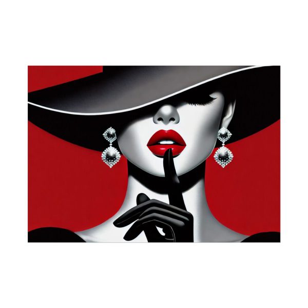 14008283315220136185_2048.jpeg The woman With Large Black Hat Poster
