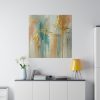 Textured Vertical Brushstroke Effect Standard Canvas