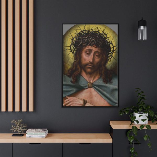 14218648424092057193_2048.jpeg Christ as the Man of Sorrows by Quentin Metsys Framed Canvas