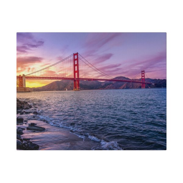 1426860115601697273_2048.jpeg Sunset Over Golden Gate Bridge Standard Canvas