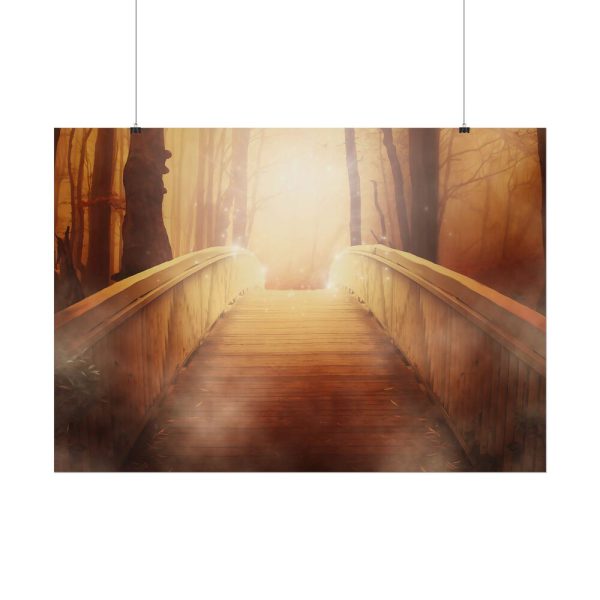14334688156725747941_2048.jpeg Old Bridge on Forest Poster