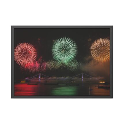 Free Fireworks Framed Poster