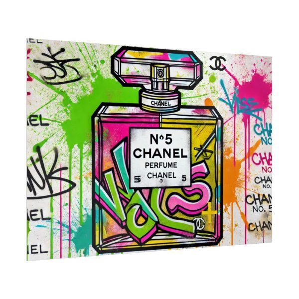 14388499537781892027_2048.jpeg Graffiti-Style Artwork of Chanel No. 5 Perfume Bottle Poster