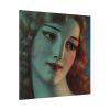 Head of Girl With Long Blonde Hair Standard Canvas