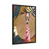 14463303884408073334_2048-1.jpeg Boho Tropical Africa Woman Framed Poster