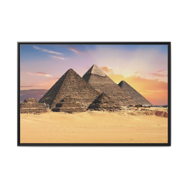 14470986308554836866_2048.jpeg Egyptian Pyramids Framed Canvas
