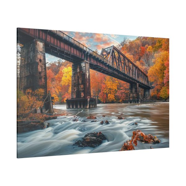 14491466485866522346_2048.jpeg Autumn Bridge Art II Standard Canvas